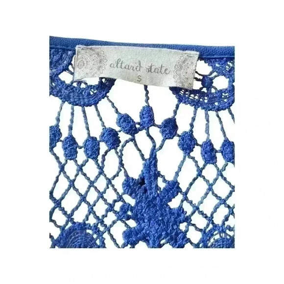 Blue Altar'd State  State Long Sleeve Romper Size Small Excellent used condition - Picture 3 of 12